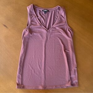 ☎️ Express billowy mauve purple tank top xs to medium summer festival casual